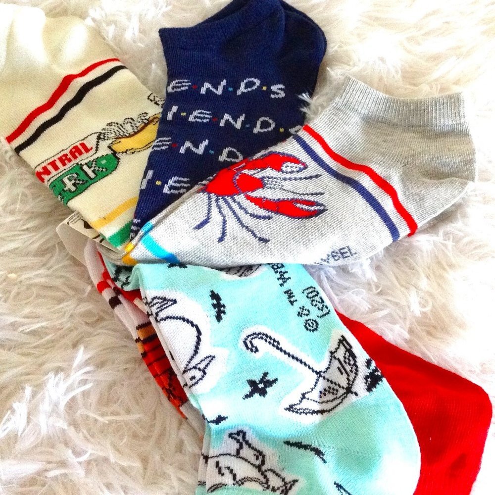 Friends Low Cut Ankle Socks Pack Of 6